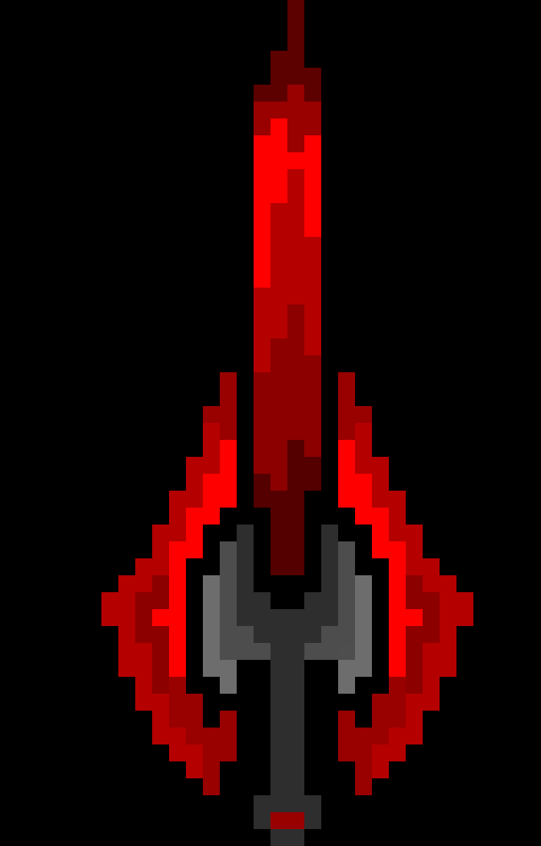 Red Energy Sword Logo - Pixilart - Dragon Energy Sword by Skull