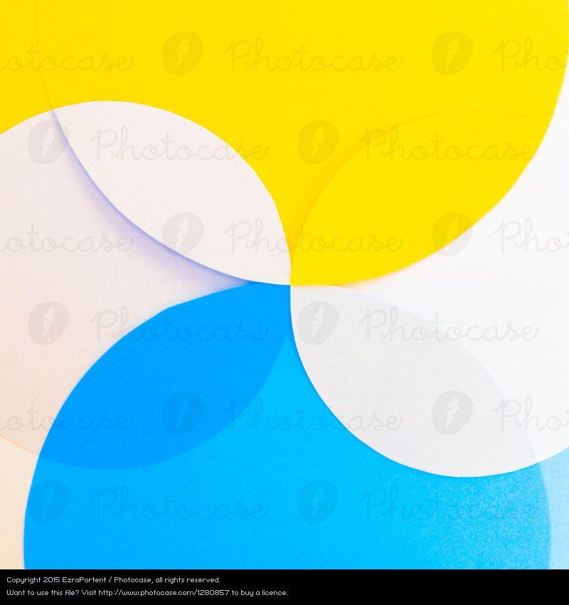 Blue and Yellow Round Logo - Blue Green Colour Joy - a Royalty Free Stock Photo from Photocase