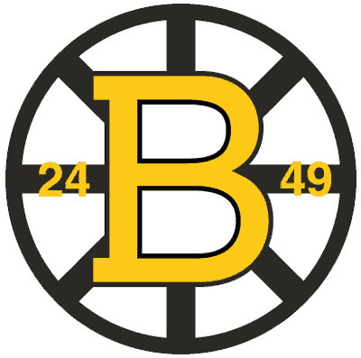 Boston Team Logo - Boston Bruins NHL Hockey Team Logos: 1948 - 1949