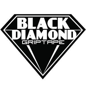 Dark Diamond Logo - Black Diamond Longboard Skateboard Grip Tape Sheet GLOW IN THE DARK