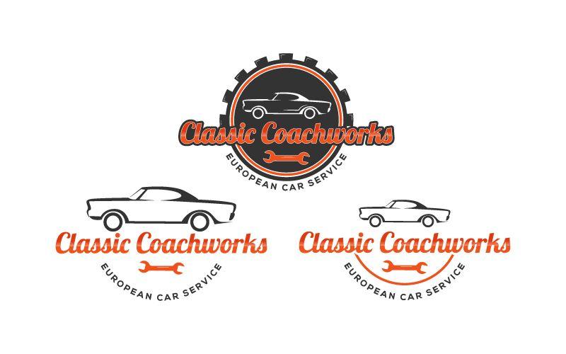 Classic Auto Repair Logo - Elegant, Serious, Auto Repair Logo Design for Classic Coachworks ...