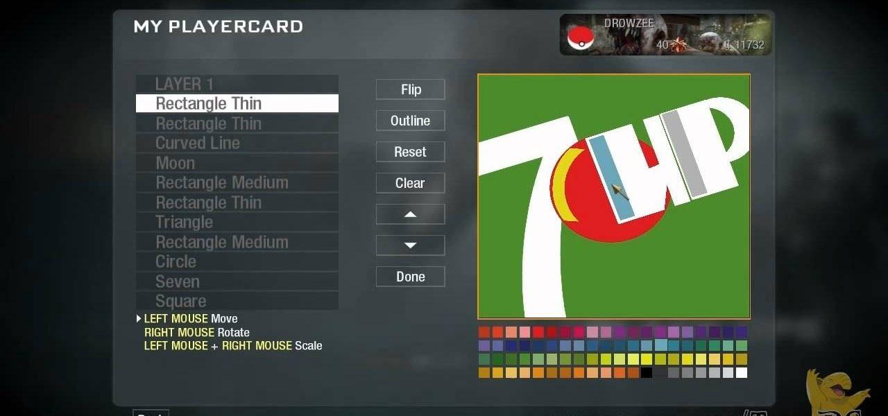 Seven Up Logo - How To Make The Seven Up Logo Your Call Of Duty Black Ops Emblem