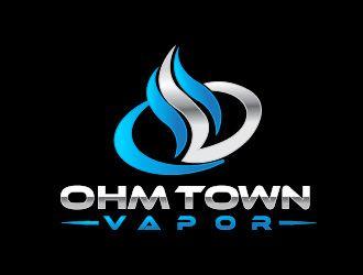Vapor Logo - OHM TOWN VAPOR logo design