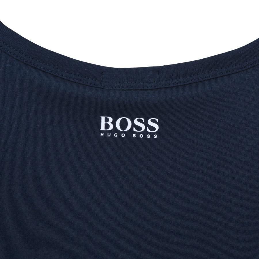 Navy and Green Logo - Boss Green Tee 1 Logo T Shirt Navy in Blue for Men - Lyst