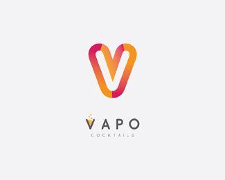 Vapor Logo - Vapor Cocktails Designed