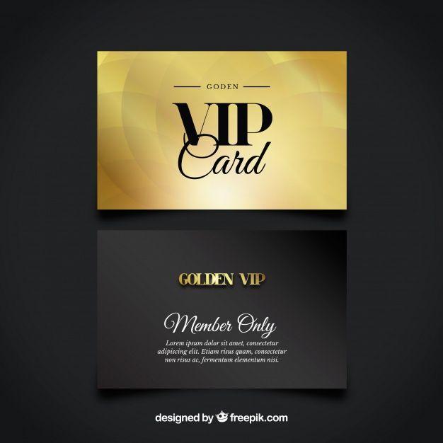 Black VIP Logo - Set of golden and black vip cards Vector | Free Download