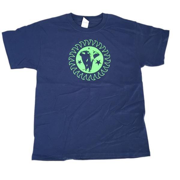 Navy and Green Logo - Kids Navy Green Logo T-Shirt | Brand New Heavies Official Store