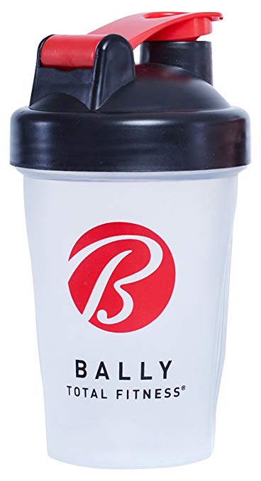 Bally Total Fitness Logo - Amazon.com : BALLY TOTAL FITNESS, 12oz Shaker Bottle, with Vanilla
