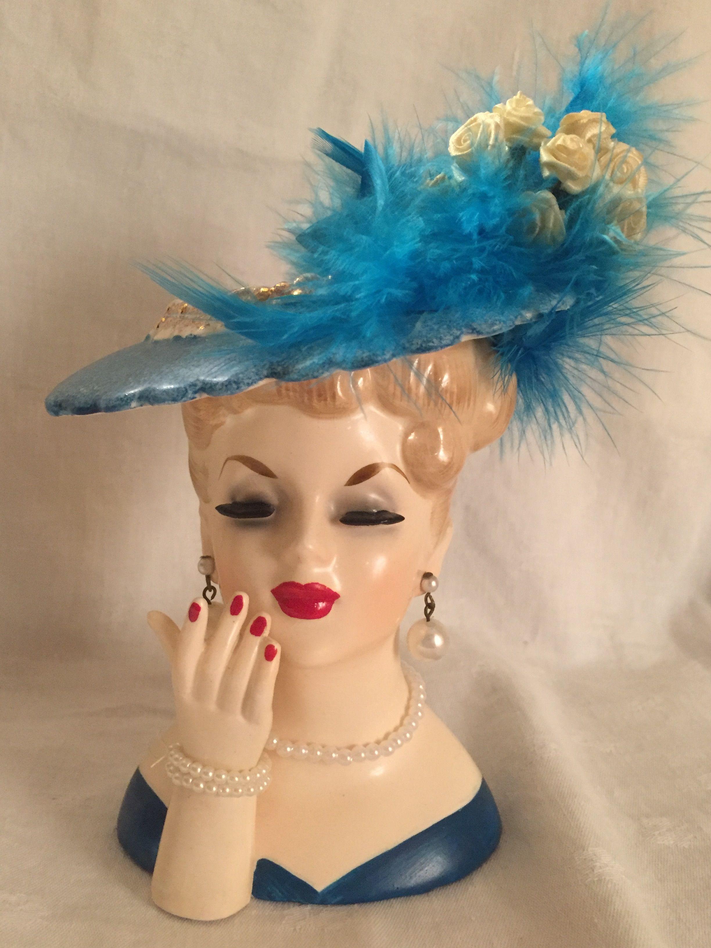 Lady with Blue Head Logo - Napco C3307 1958 6.5