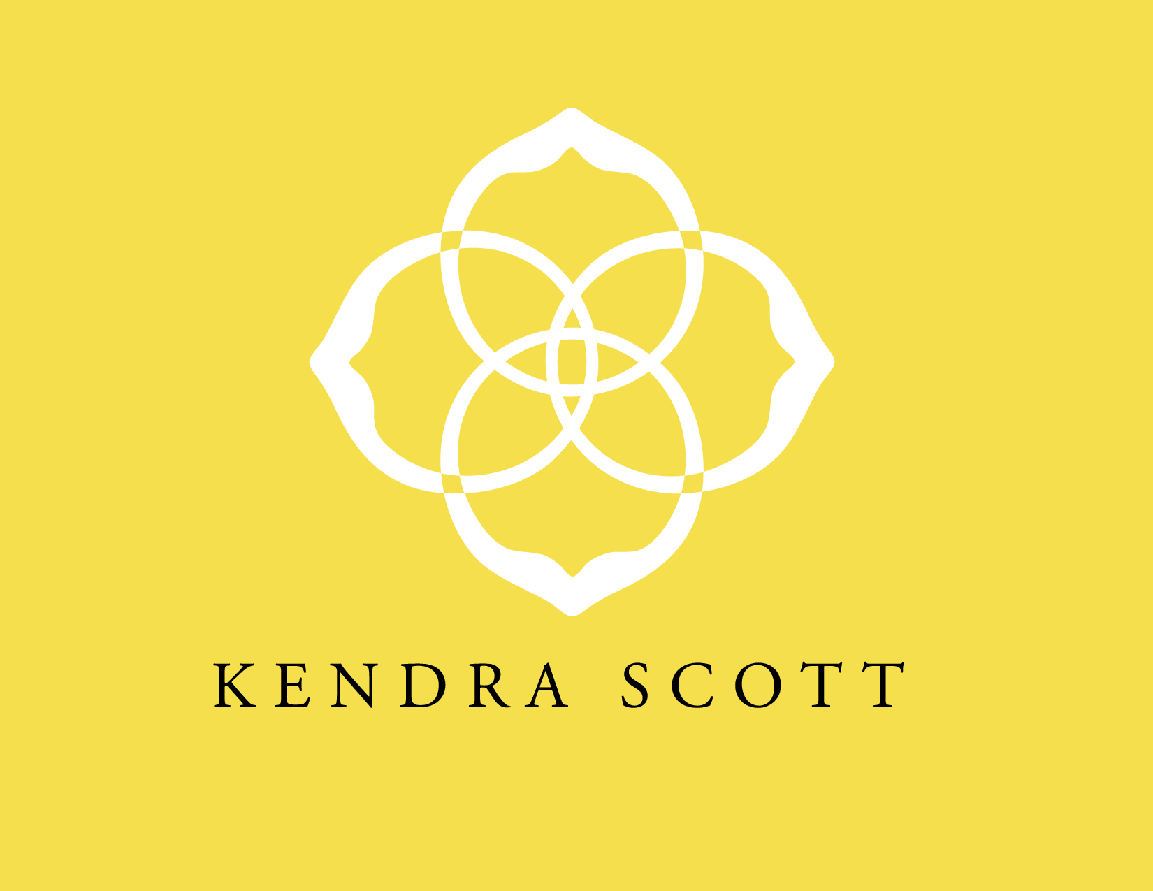 Yellow and White Logo - kendra-scott-logo - Smart Start of Mecklenburg