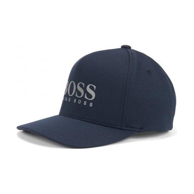 Navy and Green Logo - Boss Green|Boss Green Logo-Cap-1 in Navy|Chameleon Menswear