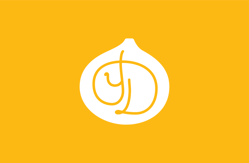 Orange Yellow and White Logo - Yellow Dog Orchards — Logo & Brand — Sydney Franz