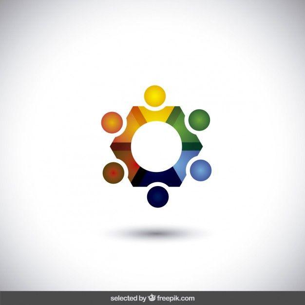 Colorful Circle Logo - Download Vector - Colorful circle logo - Vectorpicker