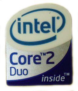 Intel Core 2 Duo Logo - INTEL CORE 2 DUO STICKER LOGO AUFKLEBER 19x24mm (130) | eBay