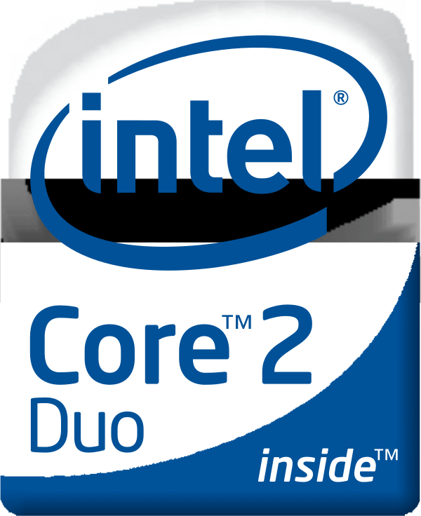 Intel Core 2 Duo Logo - CPU INTEL Core 2 Duo E8400 HighTech IoT Nordic AB