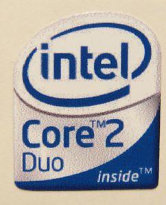 Intel Core 2 Duo Logo - Intel Core2 DUO Sticker Badge Logo Decal for laptop desktop PC