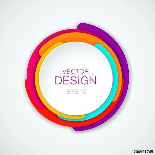 Colorful Circle Logo - Colorful Circle Realistic Letter K Vector Logo Symbol In The On