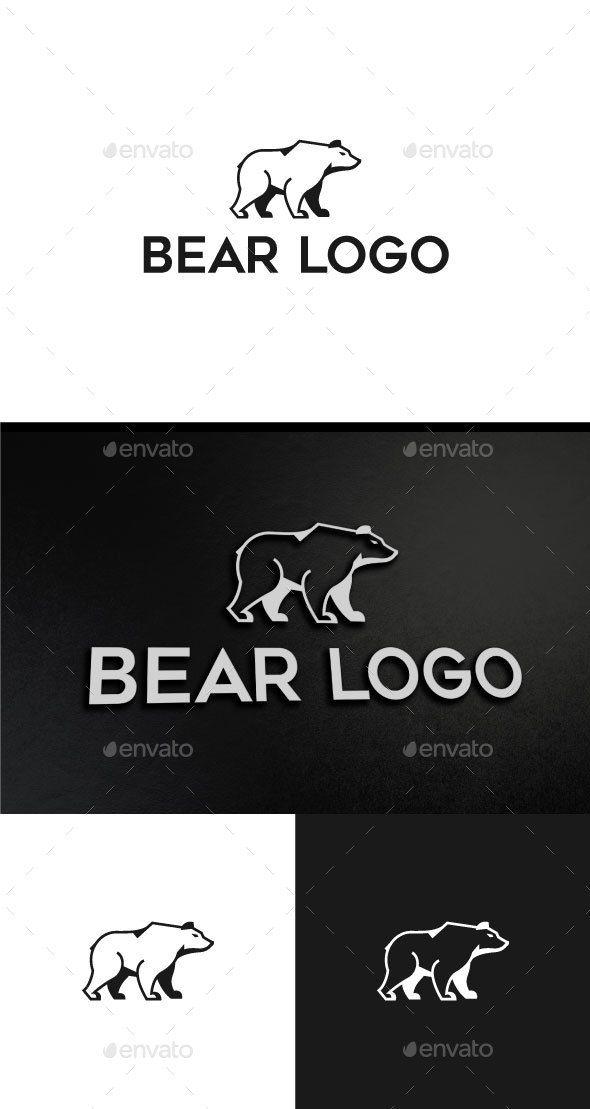White and Green Bear Logo - Bear Logo. Revel. Bear