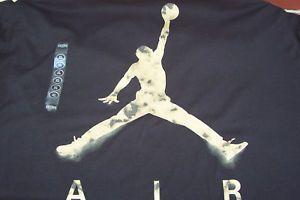 Gold Jumpman Logo - NEW Nike Air Jordan AIR DREAMS JUMPMAN LOGO Bk Gold Men's T Shirt