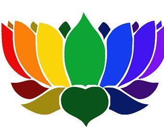 Rainbow Lotus Flowers Logo - Rainbow Lotus Black 100% Cotton Tee Shirt Mens crew Ladies