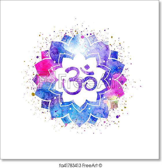 Rainbow Lotus Flowers Logo - Free Rainbow Lotus Art Prints and Wall Artwork | FreeArt