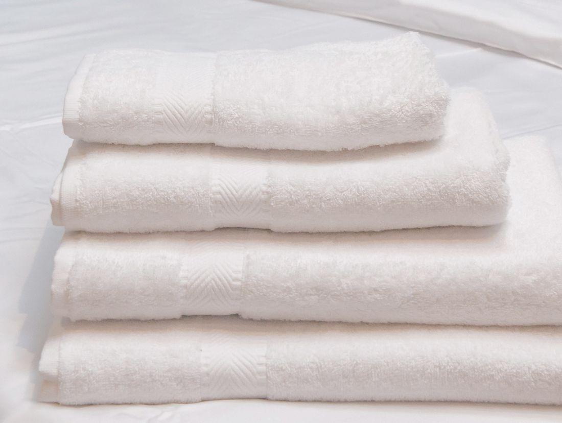 White and Green Bear Logo - Green Bear Luxurious Bamboo Hand Bath Sheet Hair Towel