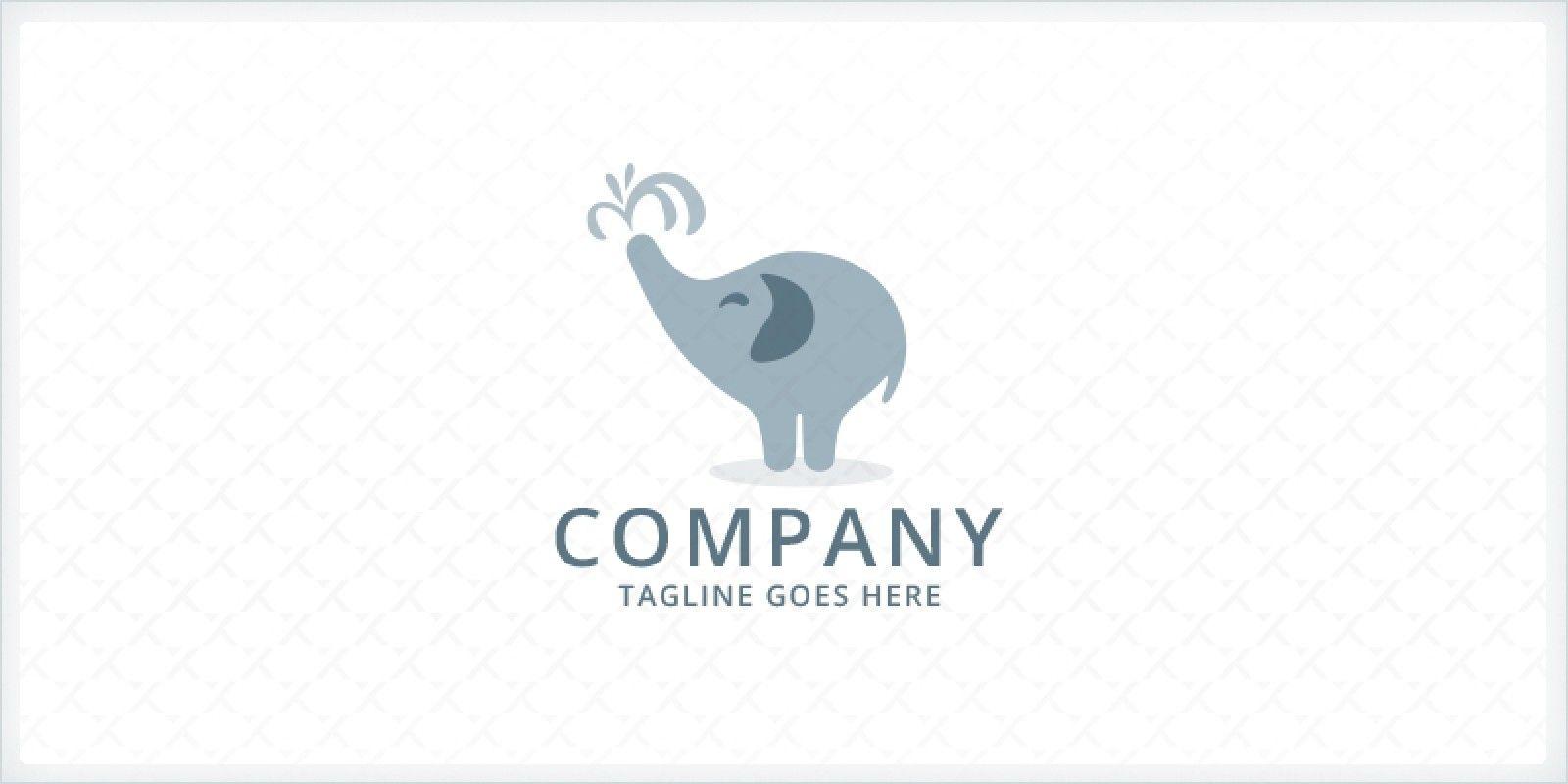 Cute Elephant Logo - Cute Elephant Logo