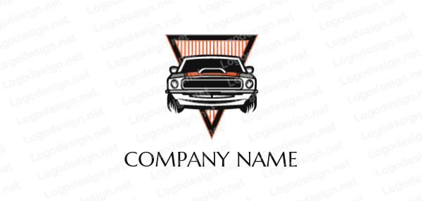 Vintage Triangle Logo - vintage car in triangle. Logo Template by LogoDesign.net