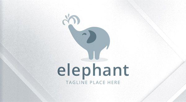 Cute Elephant Logo - Cute Logo & Graphics