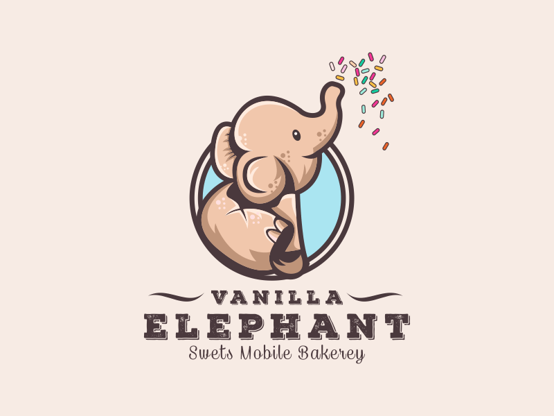 Vanilla Logo - Vanilla Elephant logo (SOLD) by alon_kelakon | Dribbble | Dribbble