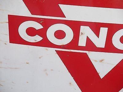 Vintage Triangle Logo - RARE VINTAGE ORIGINAL CONOCO TRIANGLE LOGO PORCELAIN GAS OIL STATION