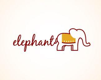 Cute Elephant Logo - Elephant Designed by mcha | BrandCrowd