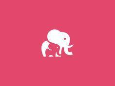 Cute Elephant Logo - Cute Elephant Logo Vector Online 2019