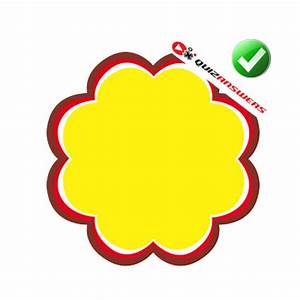 Yellow with Red Outline Logo - Information about Yellow Flower With Red Outline Logo Quiz