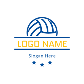 Volleyball Logo - Free Volleyball Logo Designs. DesignEvo Logo Maker