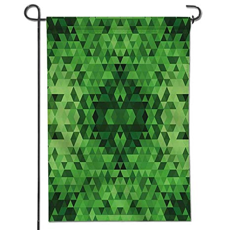 Dark Green Triangle Flag Logo - Amazon.com : Mikihome Nice Design Hello Summer Modern Mosaic Pattern