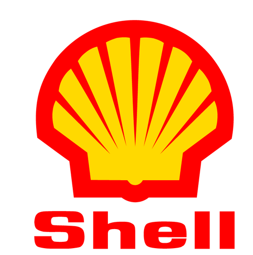 Yellow with Red Outline Logo - Shell's logo has a highly saturated red outline surrounding