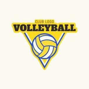 Volleyball Logo - Volleyball Online Logo Maker. Make Your Own Logo