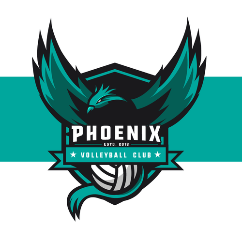 Volleyball Logo - Phoenix Volleyball Club Logo Design. Logo design contest