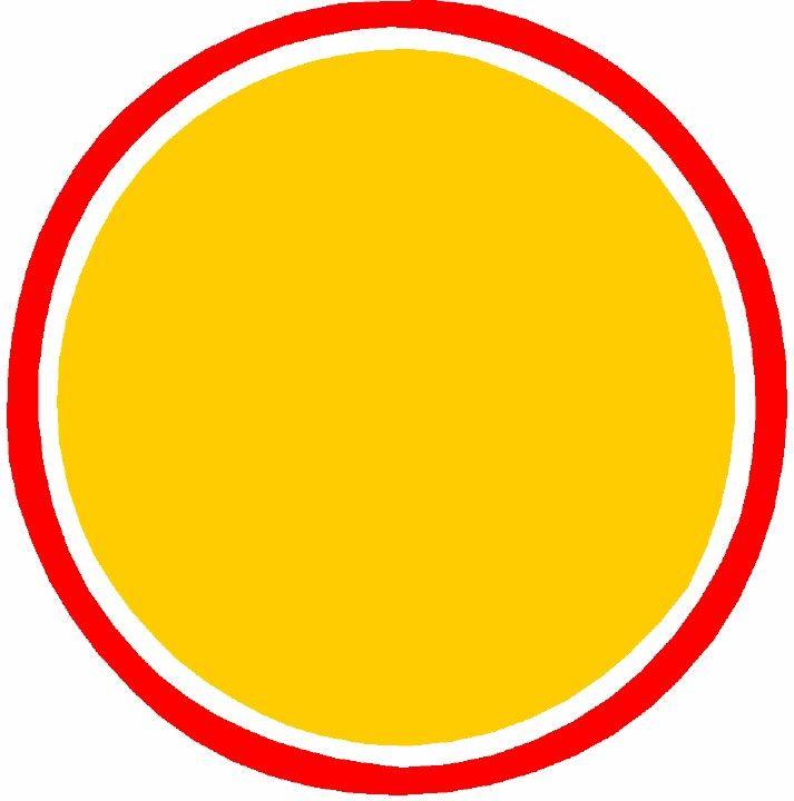 Yellow with Red Outline Logo - Yellow circle with red outline | Borders | Outline, Yellow, Red