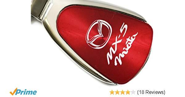 White with Red Teardrop Logo - Amazon.com: DanteGTS Mazda Miata MX5 Red Teardrop Key Fob Authentic ...
