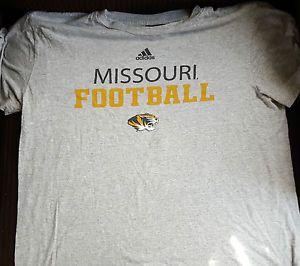 Missouri Clothing Logo - Sz XL 18/20 Adidas brand Missouri University Football logo short slv ...
