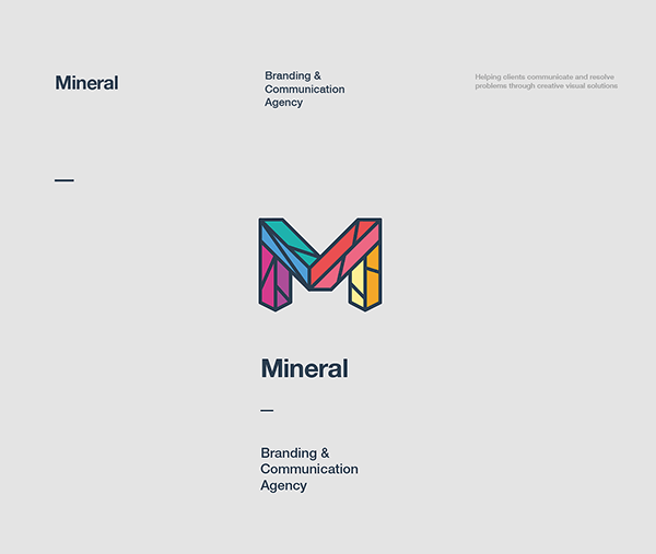 Corporate Design Logo - Mineral Unused Logo Proposal _ Name Generation Design Logo Design