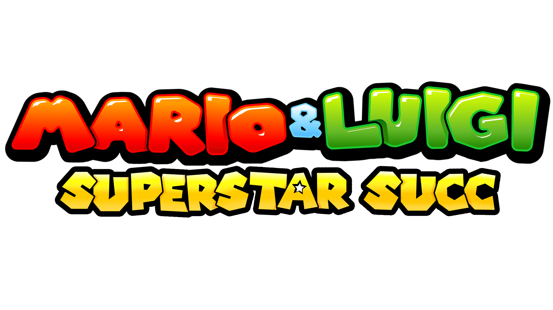 Mario and Luigi Logo - Mario & Luigi: Superstar S U C C
