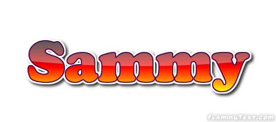 Sammy Name Logo - Sammy Logo. Free Name Design Tool from Flaming Text