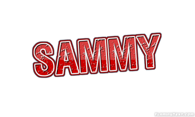 Sammy Name Logo - Sammy Logo. Free Name Design Tool from Flaming Text