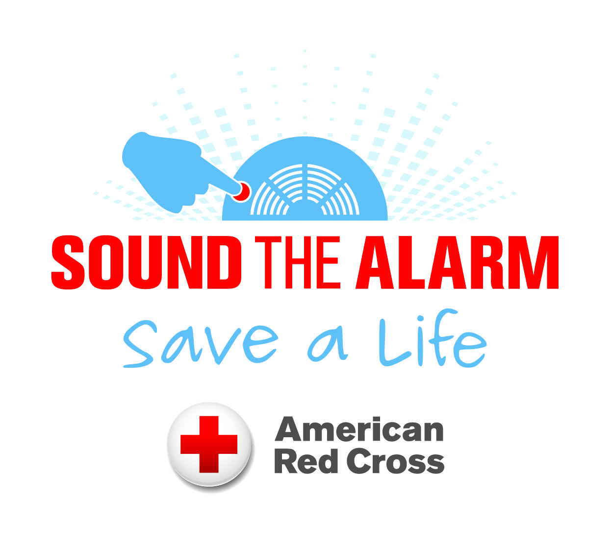Add Text Red Cross Logo - It's Time to Sound the Alarm!
