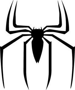 Cool Spider Logo - Choose Size MAN LOGO Decal Removable WALL STICKER Cool Home