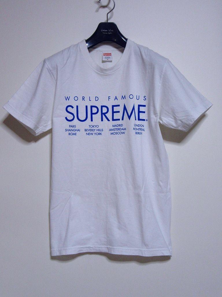 Supreme International Logo - Supreme International World Famous Logo Tee 白 M Supreme