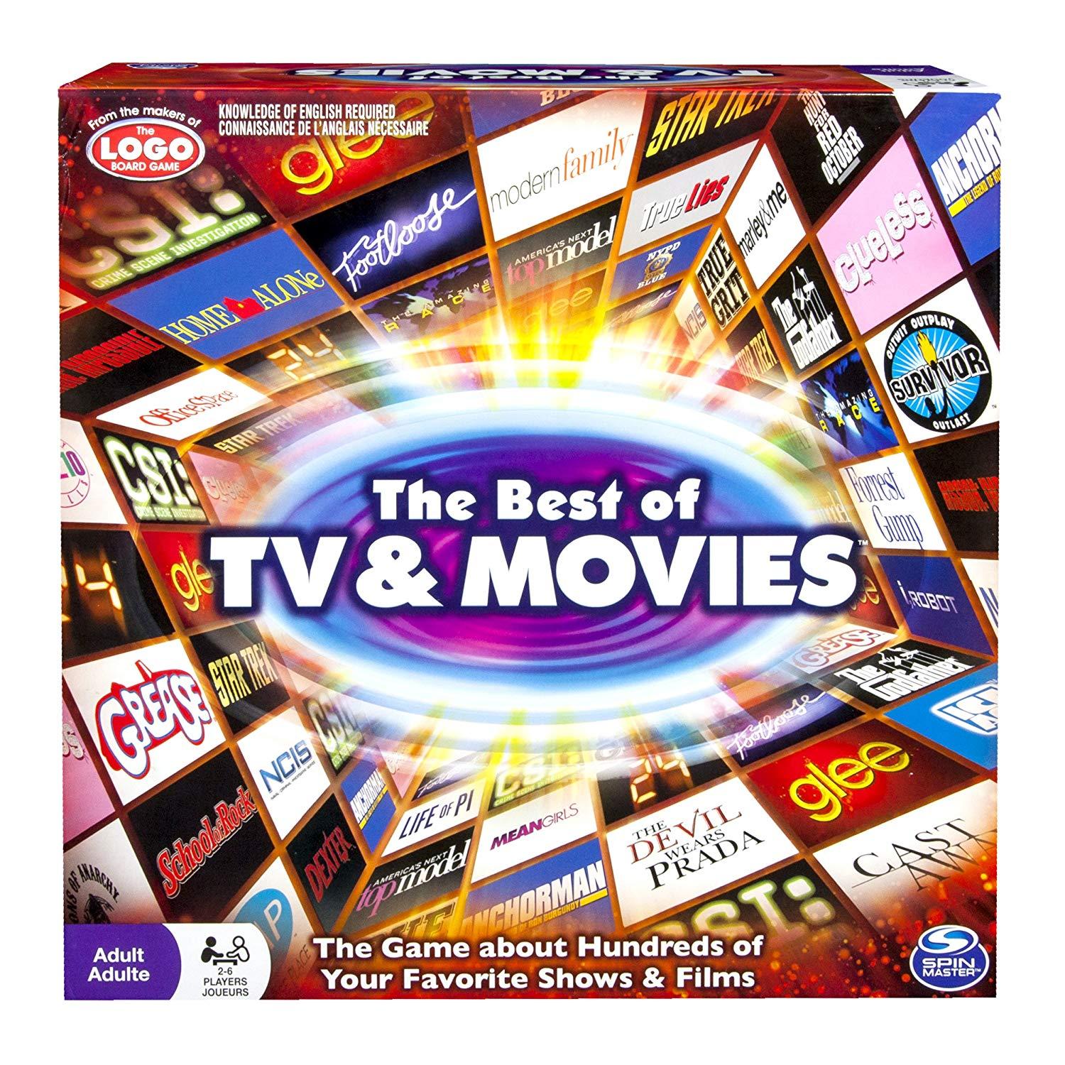 TV and Movie Logo - Spin Master Games: Best of TV and Movies Board Game